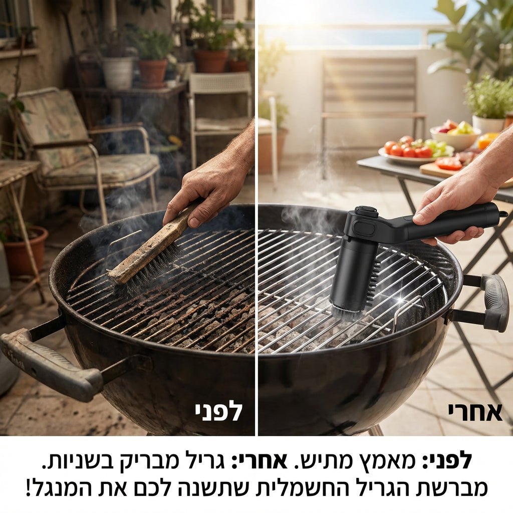 מברשת גריל קלין פרימיום - Elora