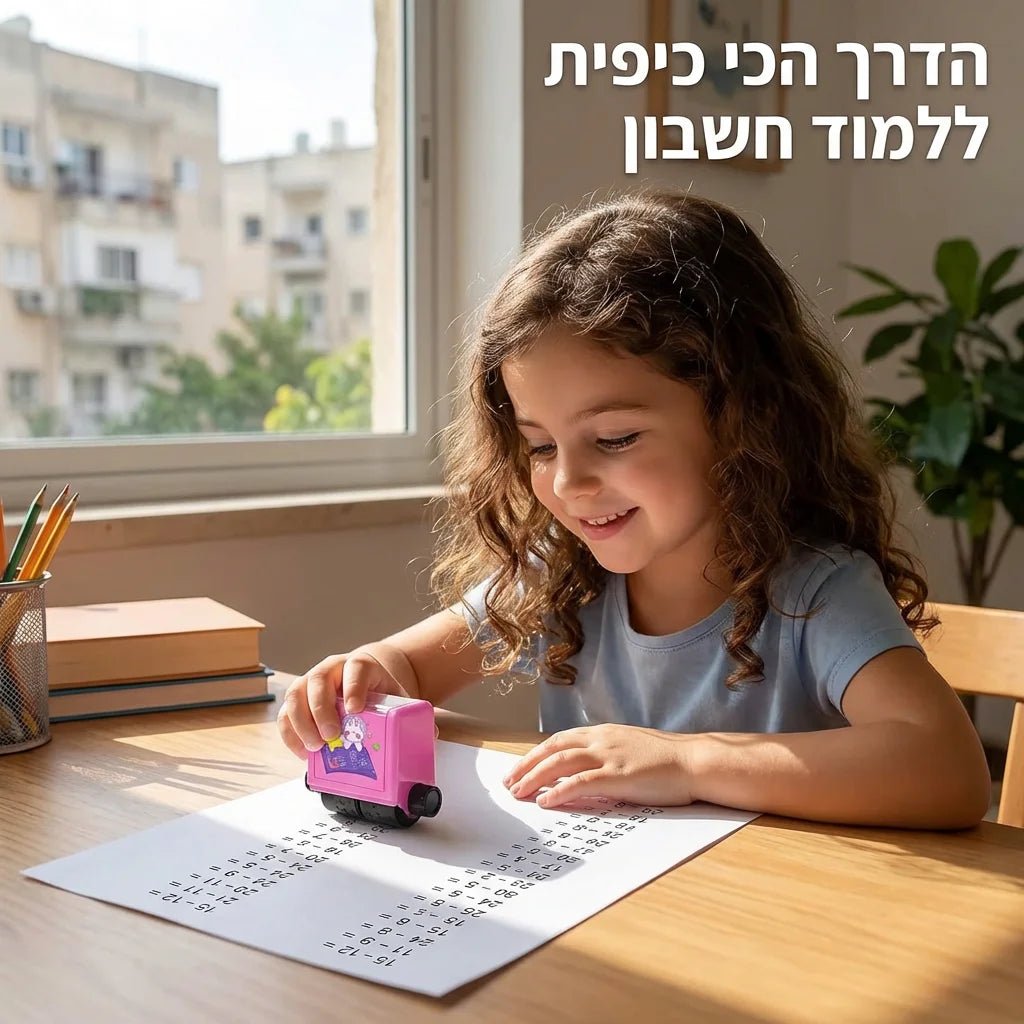 ערכת חותמות חיבור חיסור כפל וחילוק - Elora