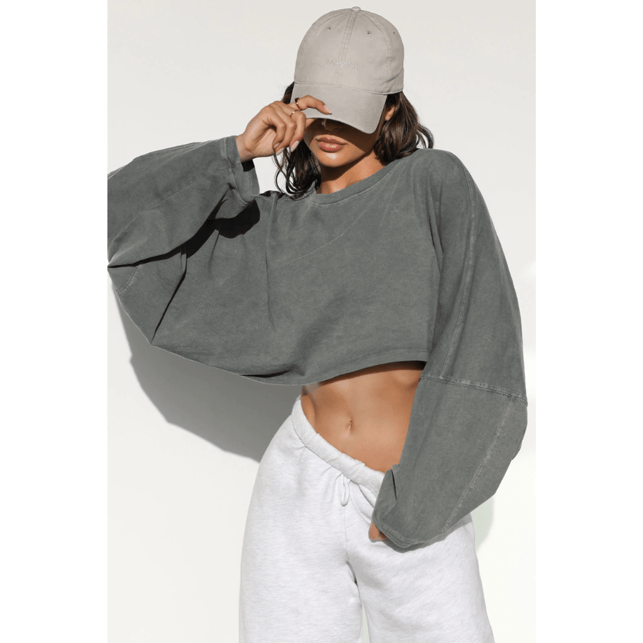 סווטשירט קצר ונעים – נוחות עם טאץ׳ של סטייל
